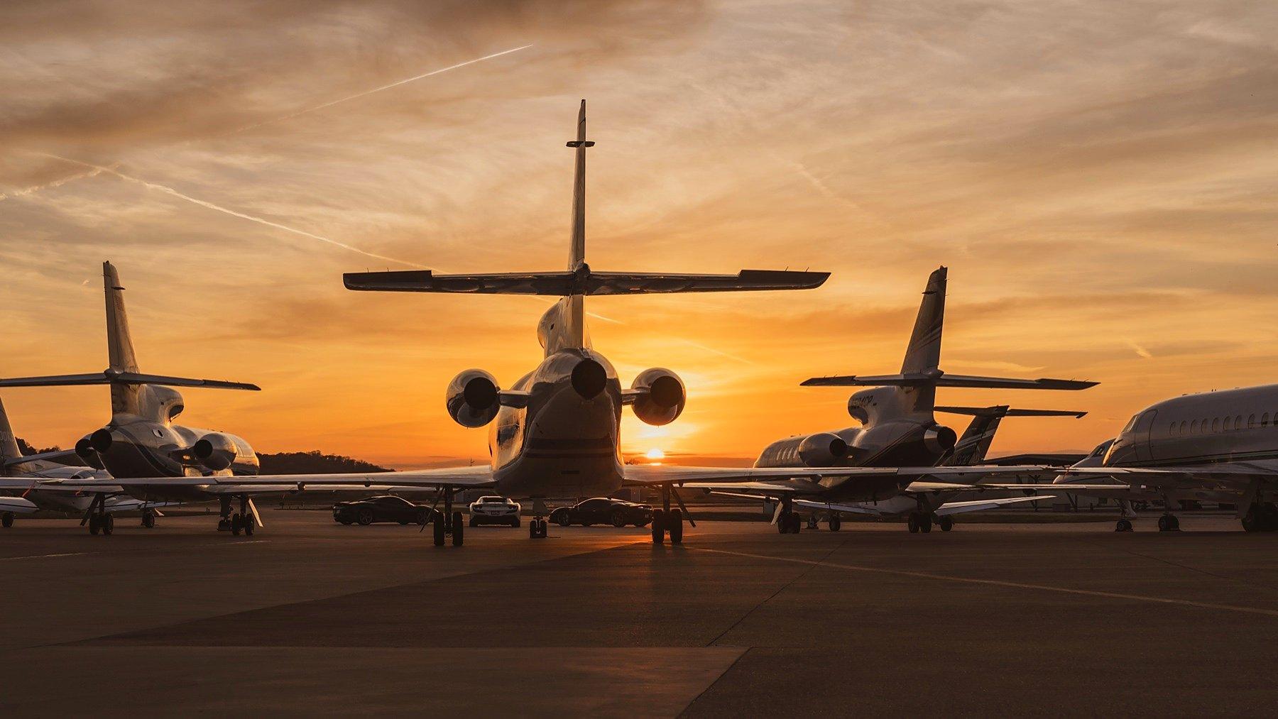 Golden hour on the ramp
